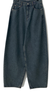 메이킨 벌룬 와이드 데님 팬츠