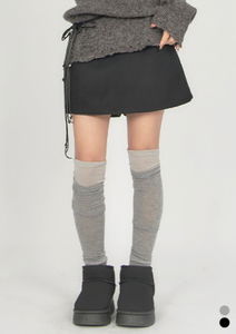 Wool Skort Shorts PA073
