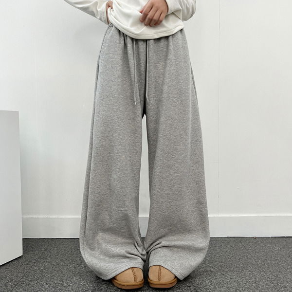 Thick New Day Fleece-lined Wide Training Pants 長褲