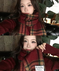 Vinso Check Big Muffler Scarf