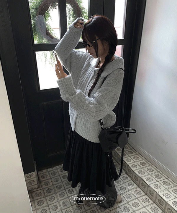 Koyu Kara Pocket Knitwear Cardigan 开襟衫