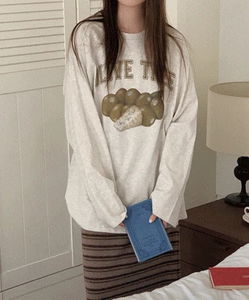 Alaska Cotton Printed Boxy Tee