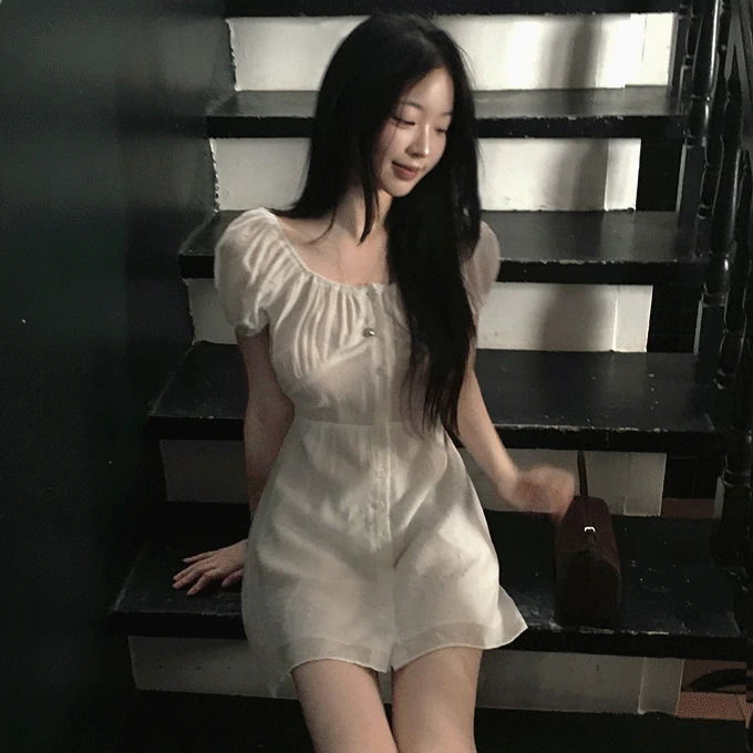 Oro Puff Mini Dress -3 Colors