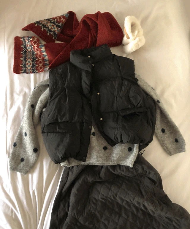 Tender padded vest 开襟衫