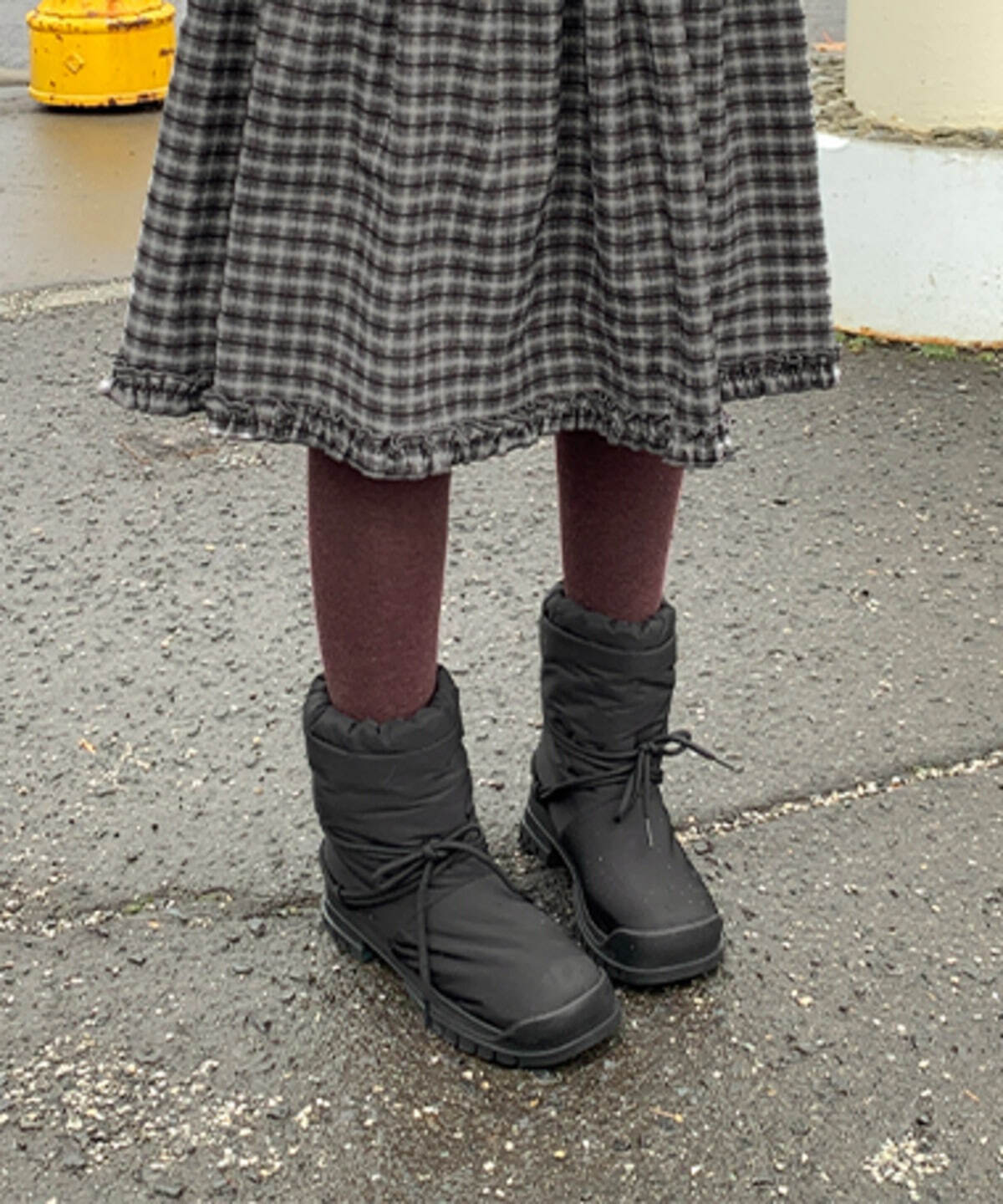 Pave padded mid-calf boots