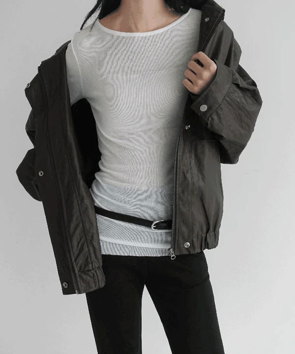 アーバンシースルーレイヤード長袖Tシャツ