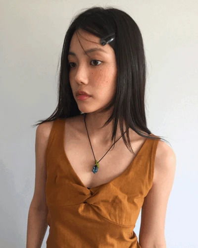 Silver Ball Flower Necklace