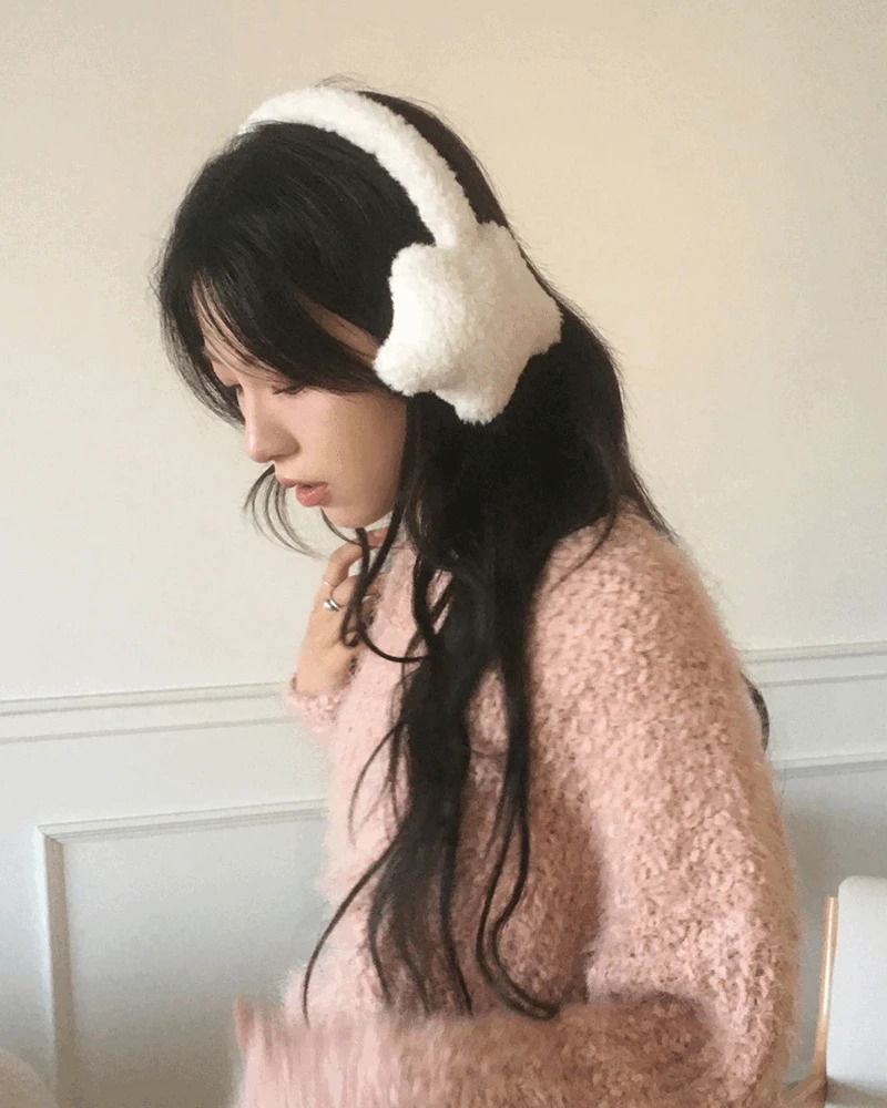 卡比之星毛絨保暖耳罩