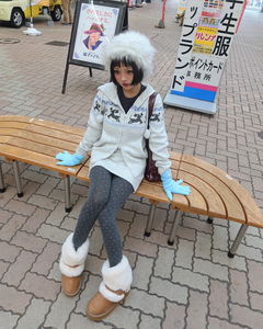 Taru Cowichan Zip-up & Skirt Two-Piece Set