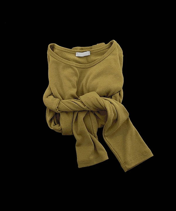 Chelday Basic Fleece-lined Long Sleeve T-Shirt 长袖上衣