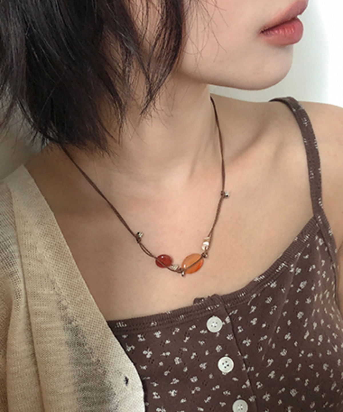 APL波希米亞天然原石項鍊