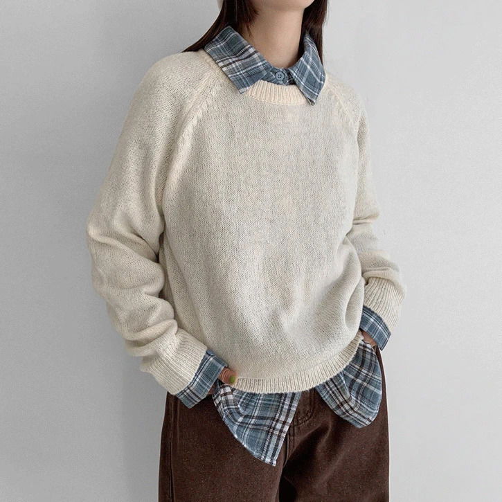 Mujinagrang2 Basic Round Knitwear 針織衫