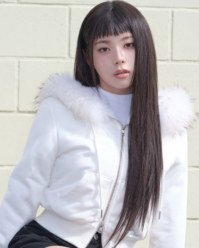 雙向可調連帽拉鍊外套