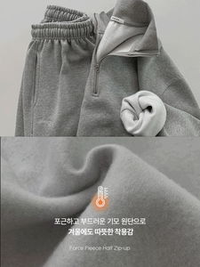 #ONEDAYWONT Force Fleece-lined Half Zip-Up