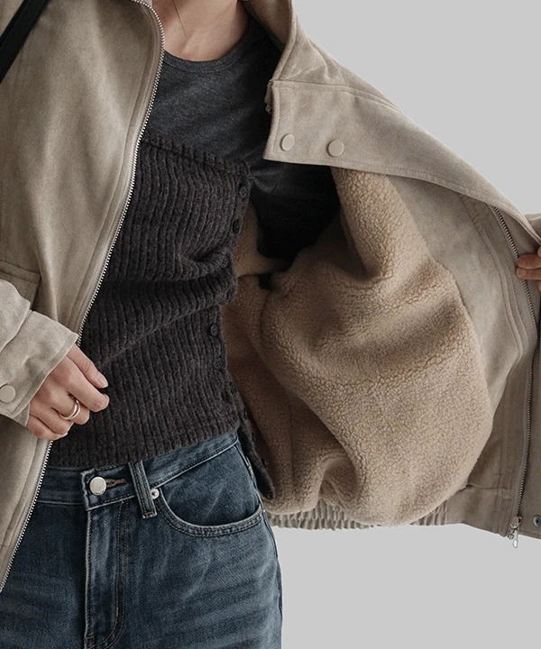 Kenzucky Suede Dumble Pocket Jacket