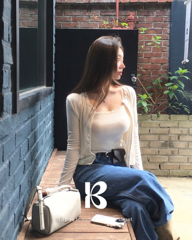 簍空蕾絲背心長版開襟外套套裝