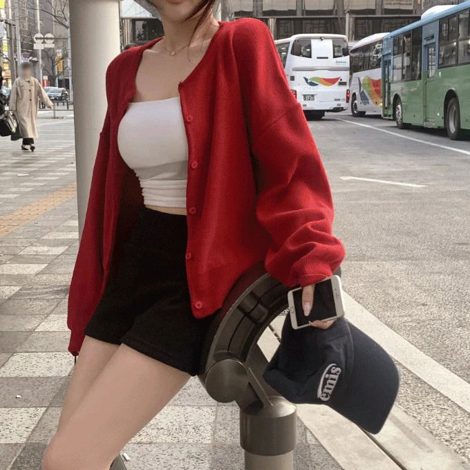 Screen Cardigan -9 colors 开襟衫