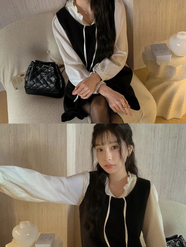 Lenna Bustier Frill Mini Dress - 3 Colors 迷你短洋裝