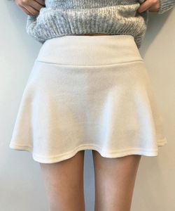 褶皺設計A字迷你裙