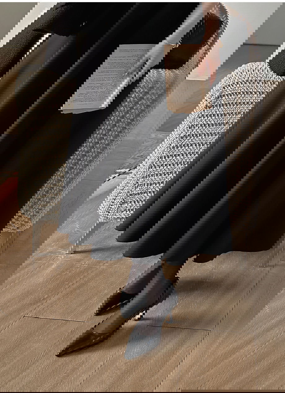 리리앤코 르시엘린 벨트 플레어 뷔스티에 롱 원피스