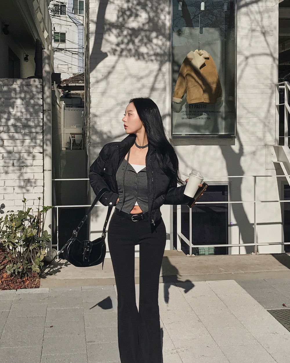 바지 모델 착용 이미지-S1L114