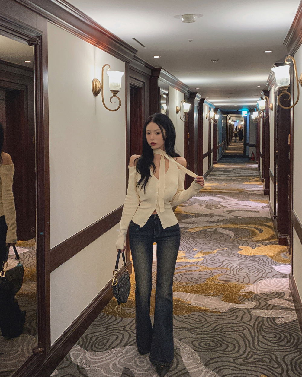 바지 모델 착용 이미지-S1L50