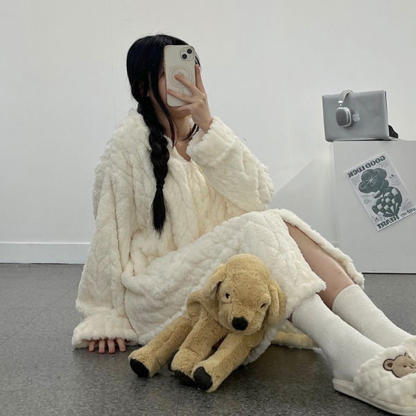 Dreaming Hooded One Dress Sleepwear 套裝