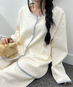 ドットキルティングパジャマセット