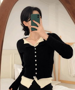 Twin Blend Knitwear Slim Fit Cardigan P000BOBU