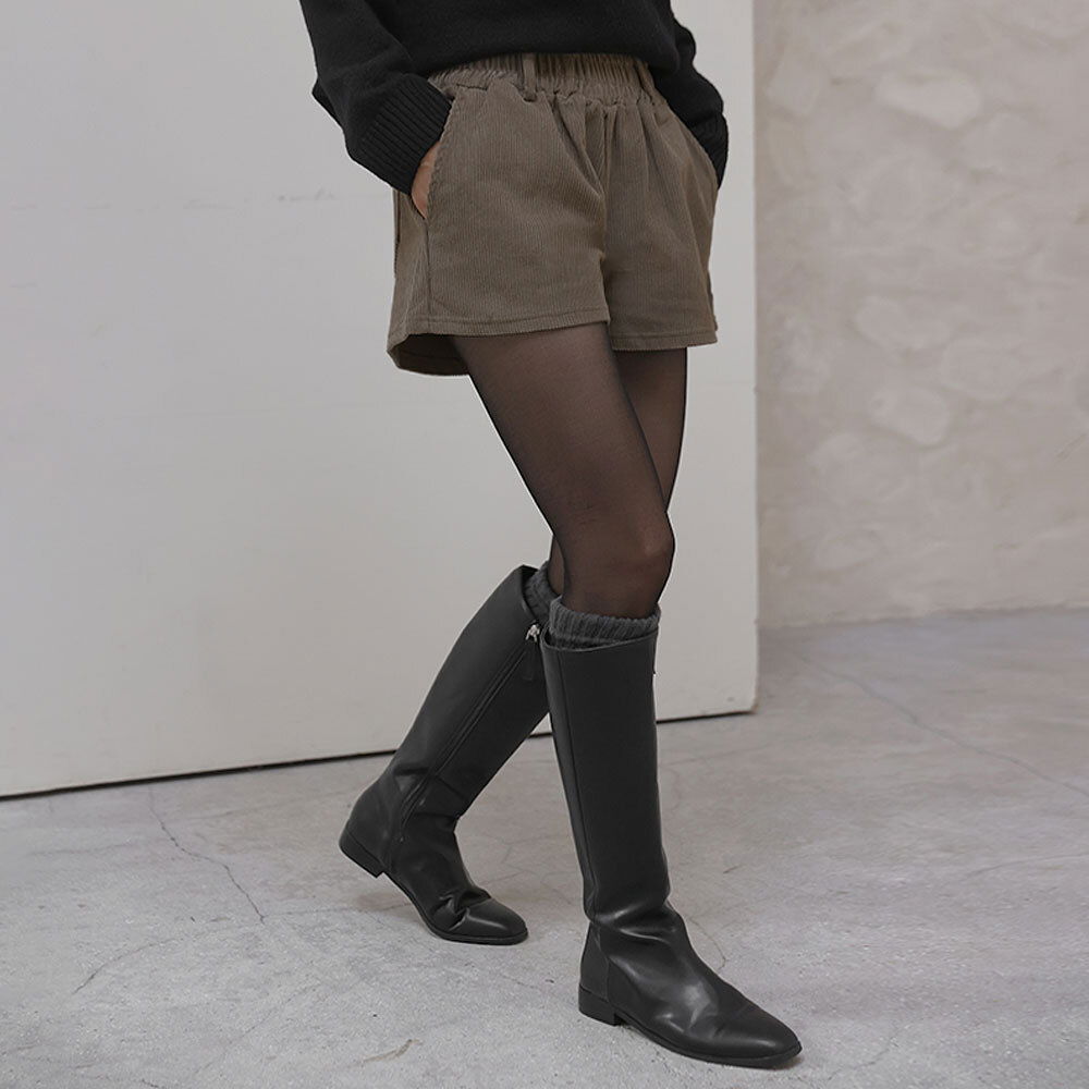 Radiant Banding Pocket Corduroy Shorts