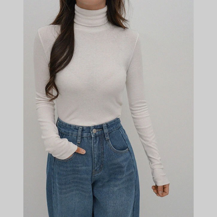 Super # Turtleneck T-shirt 針織衫