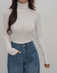 Super # Turtleneck T-shirt