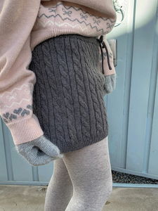 Terry Twisted Banding Short Knitwear Pants