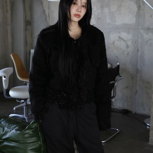 세린 부클 크롭 자켓