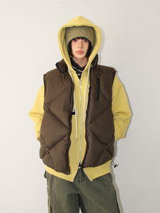 DIAMOND QUILT PADDING VEST