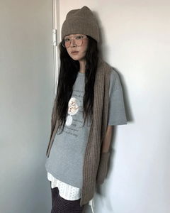 Snowman Overfit T-Shirt