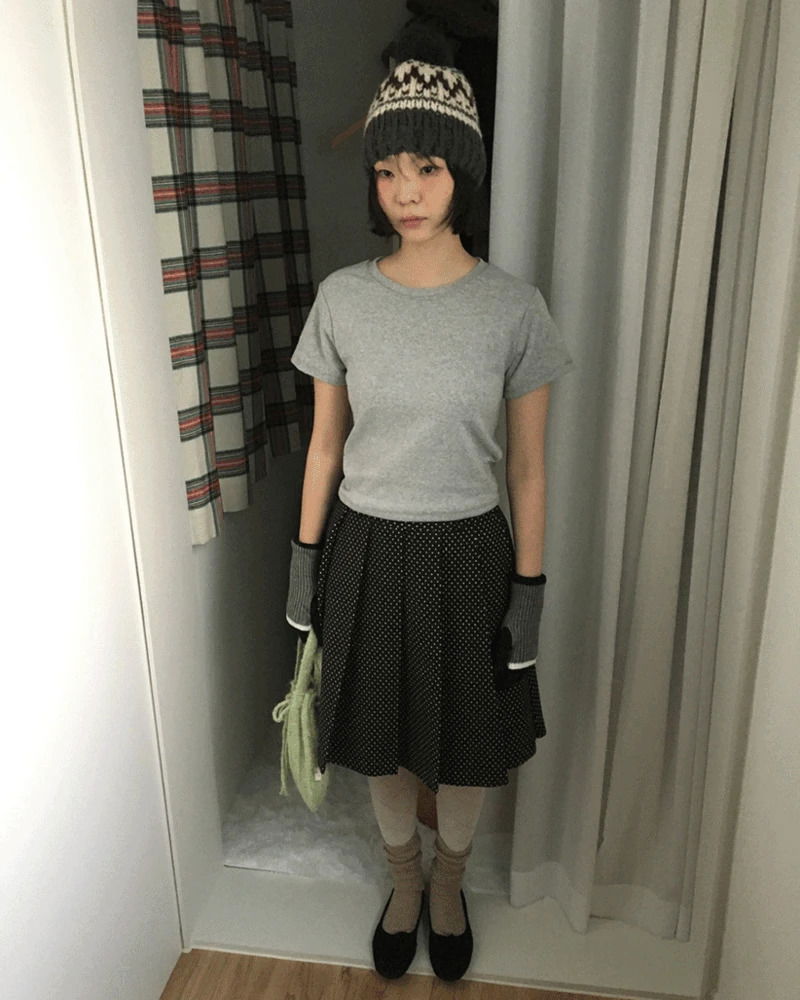 Weekly Peach Fleece-lined Short Sleeve *All colors available for same-day shipping 短袖上衣