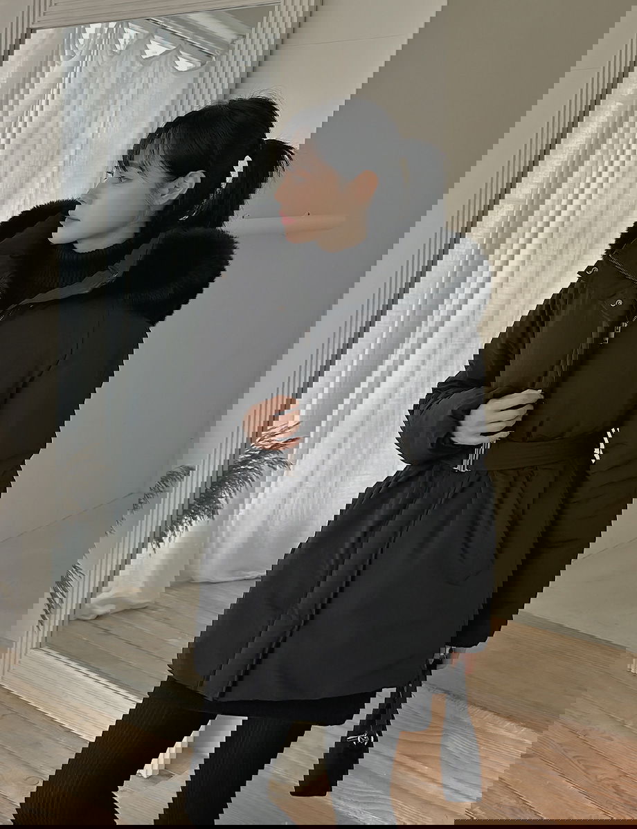 리리앤코 시에른 플랩 벨트 패딩