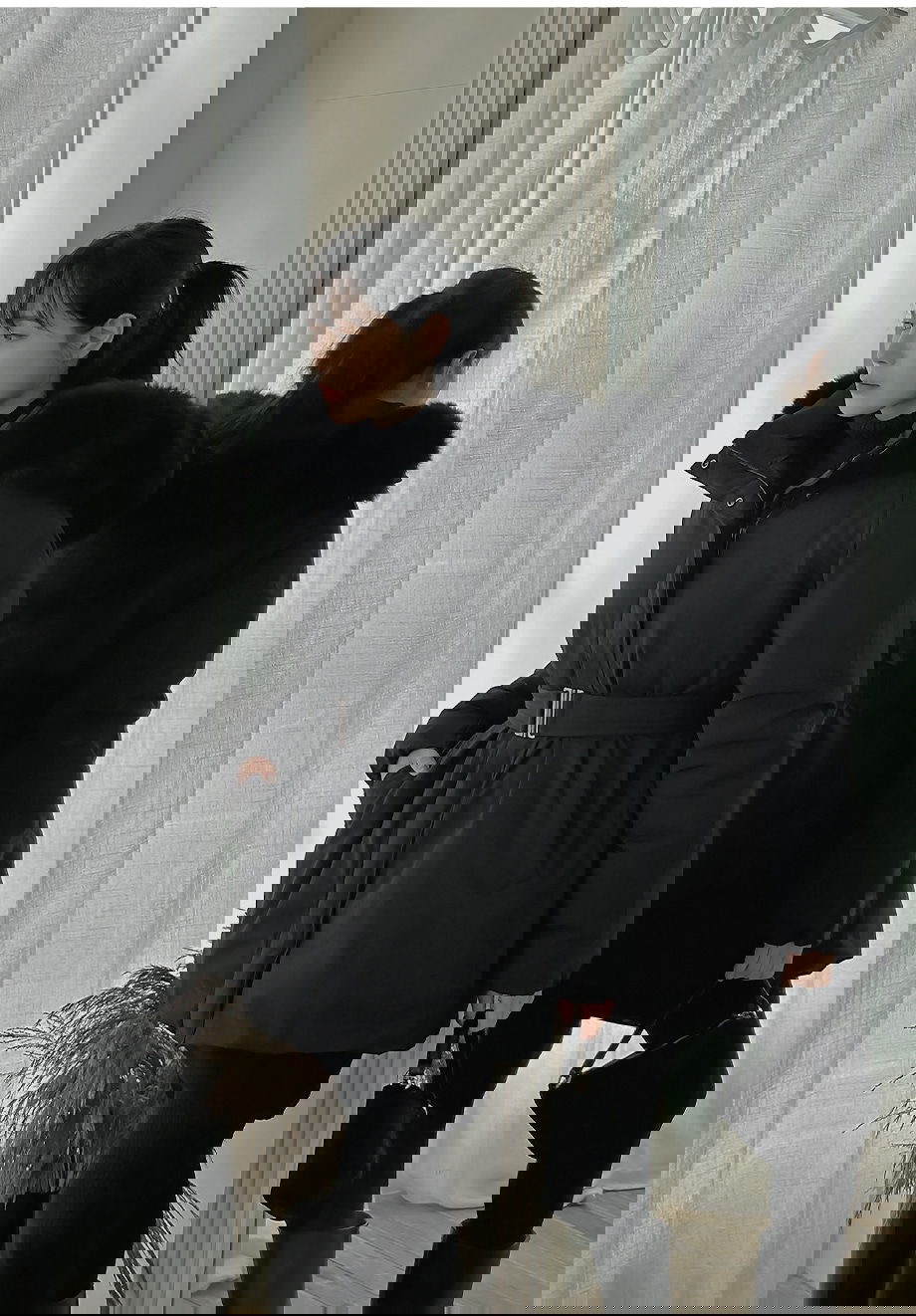 리리앤코 시에른 플랩 벨트 패딩