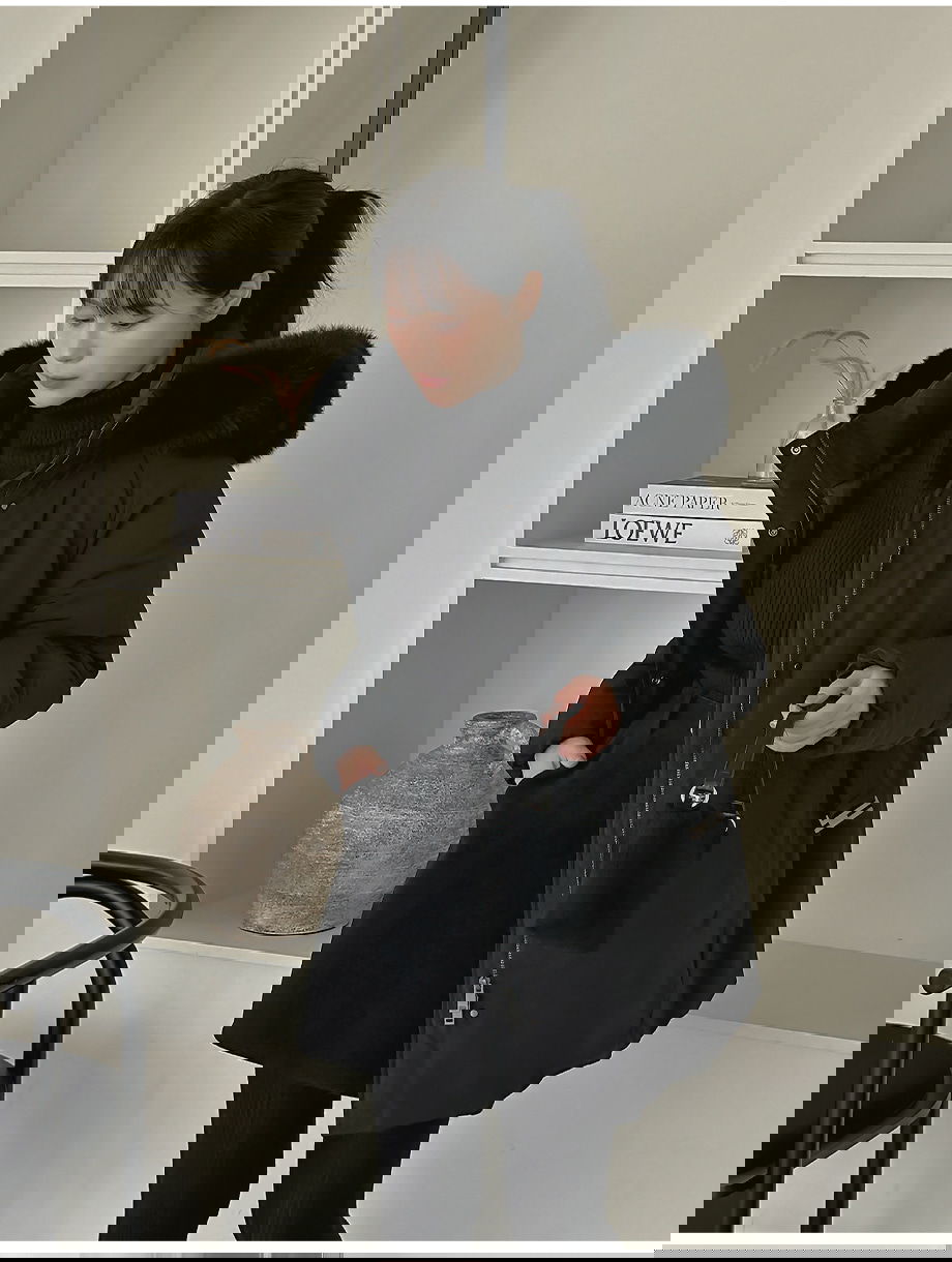 리리앤코 시에른 플랩 벨트 패딩