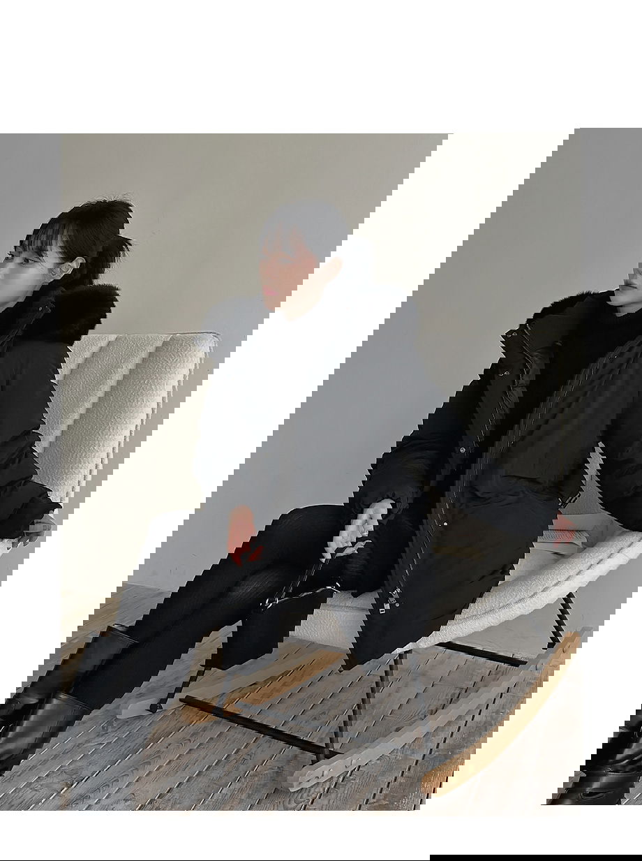 리리앤코 시에른 플랩 벨트 패딩