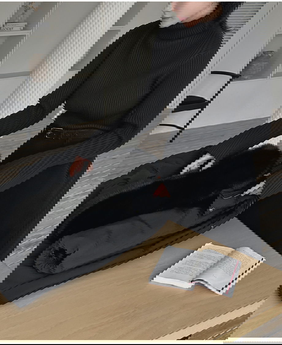 리리앤코 시에른 플랩 벨트 패딩