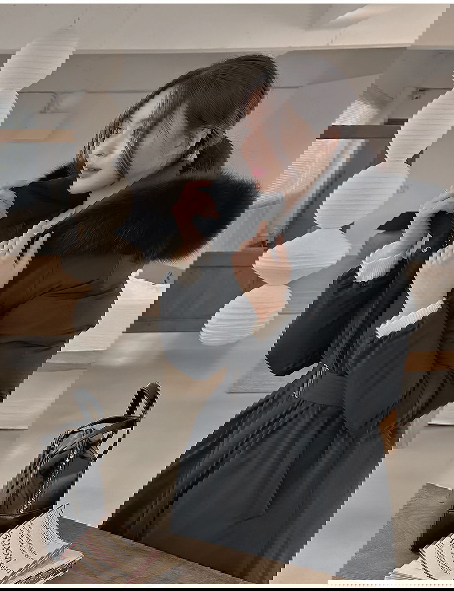 리리앤코 시에른 플랩 벨트 패딩