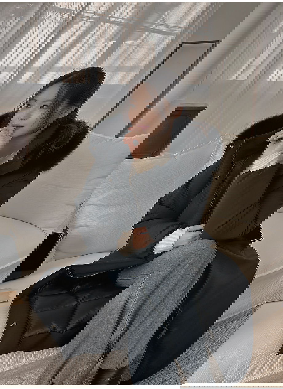 리리앤코 시에른 플랩 벨트 패딩