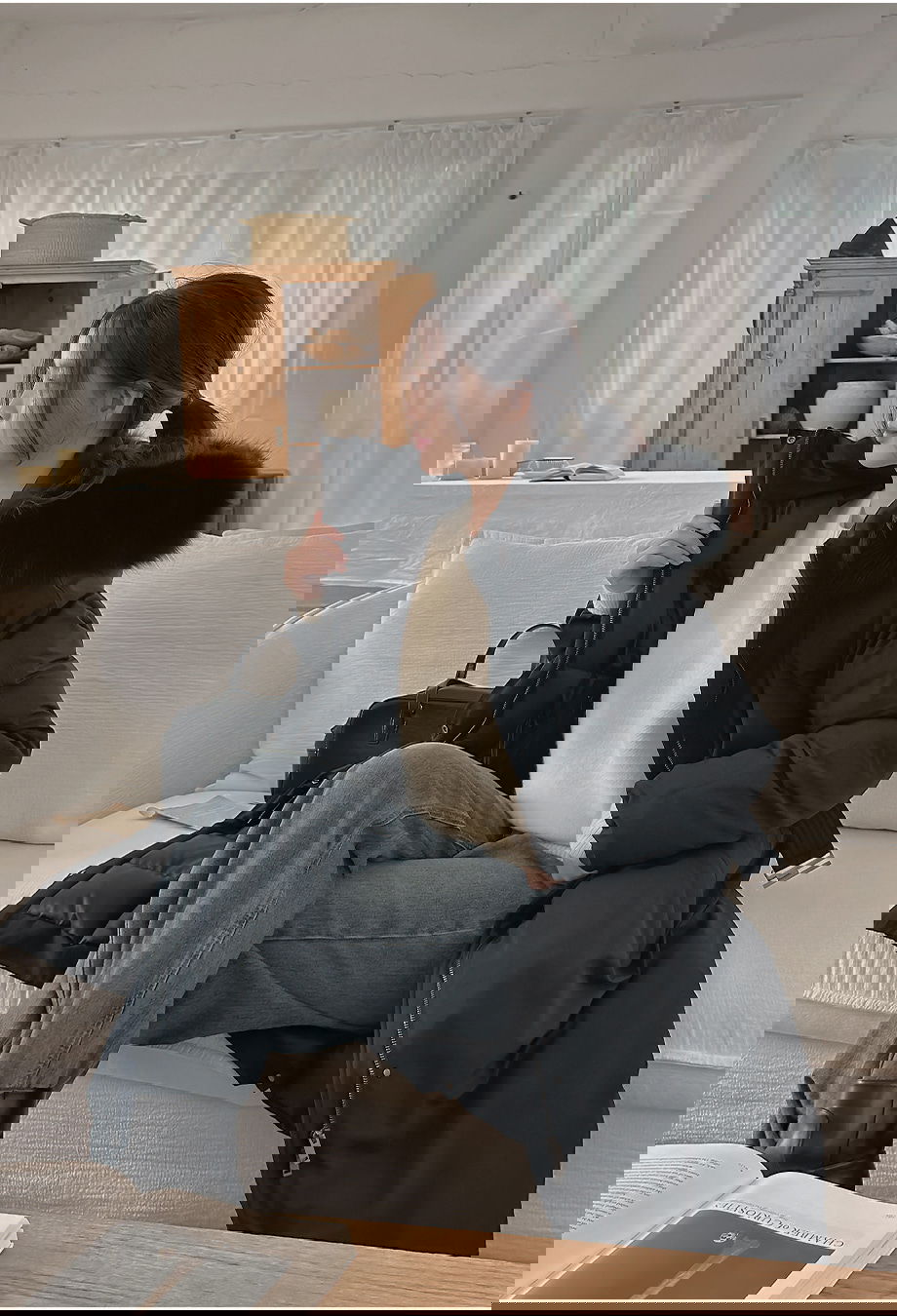 리리앤코 시에른 플랩 벨트 패딩