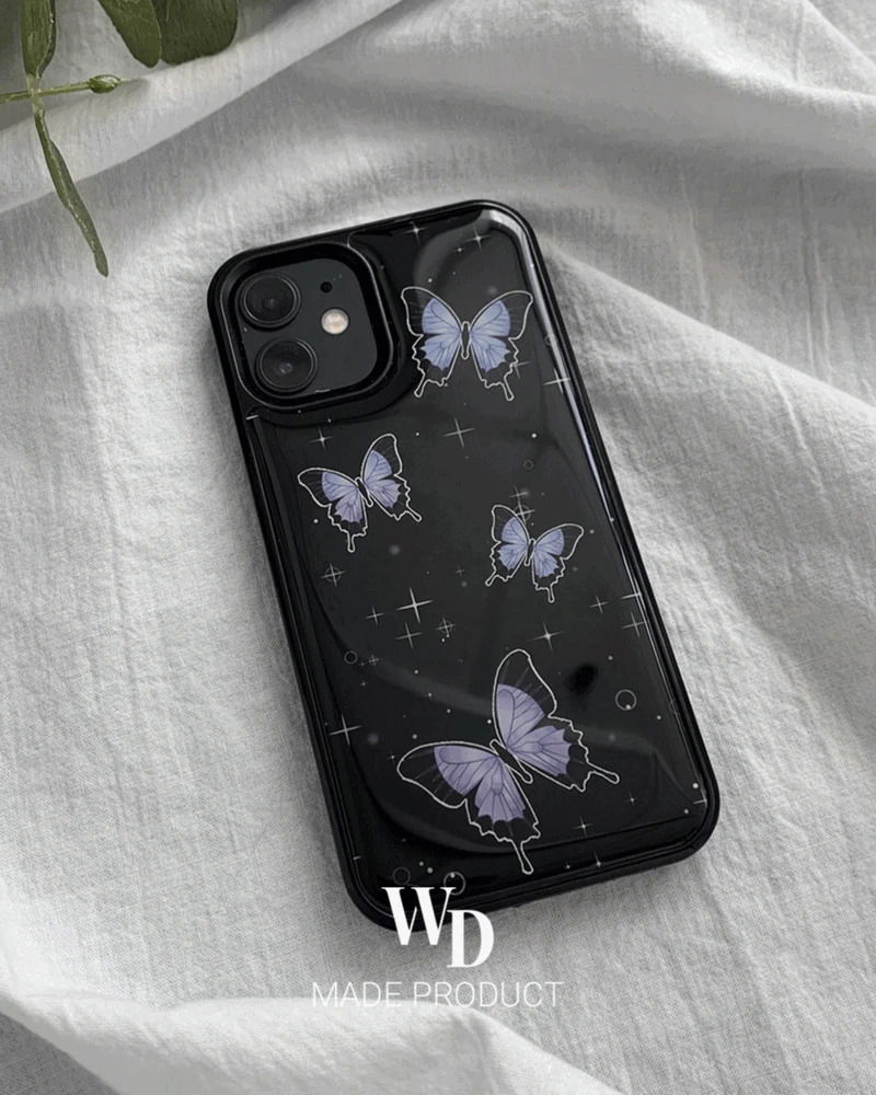 Butterfly Kitsch Epoxy Case 手机壳