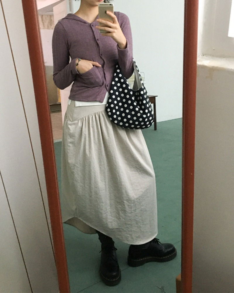 메이즈 셔링 스커트 (2color) *베이지 당일 발송 가능