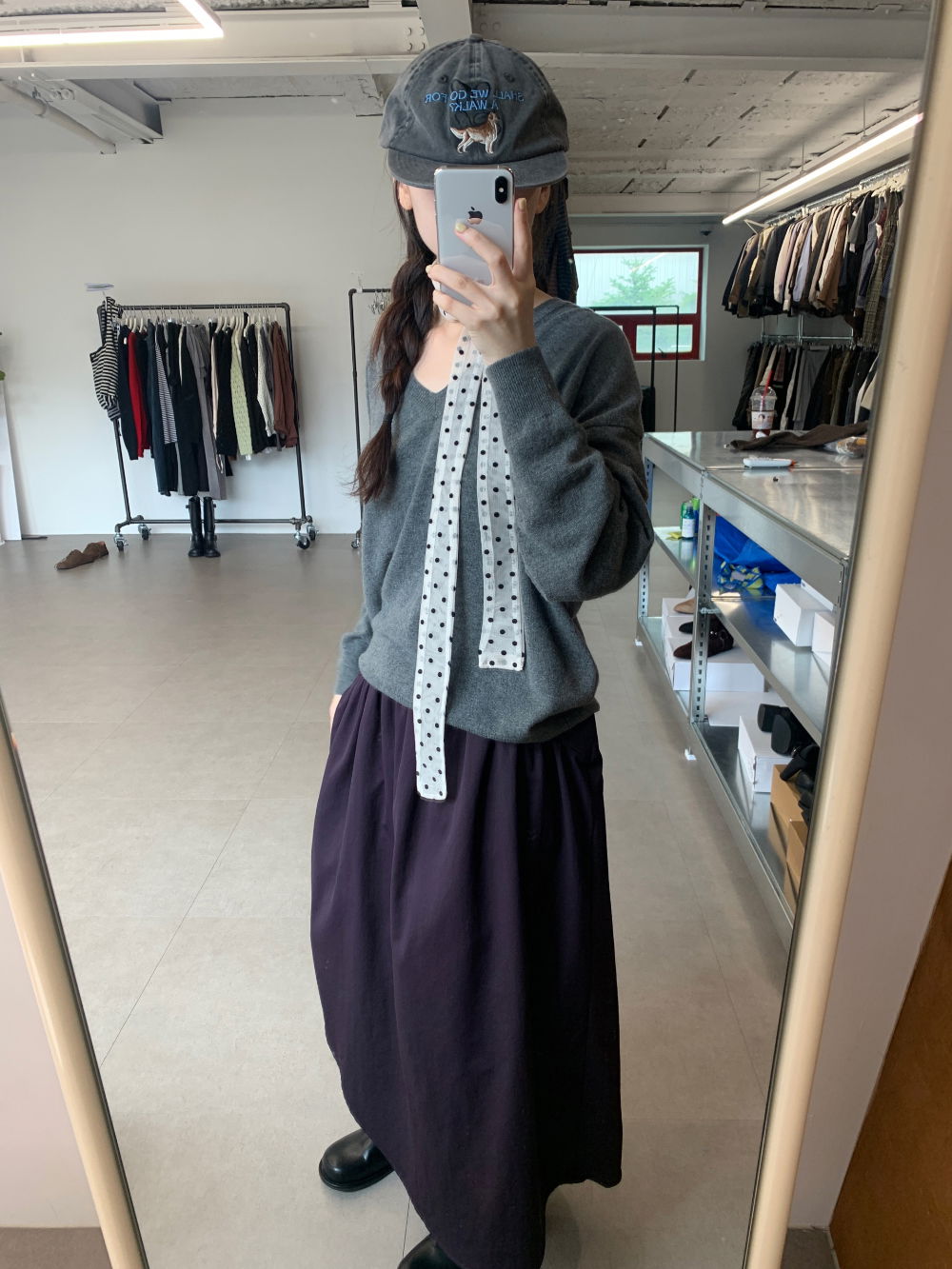 치마 모델 착용 이미지-S7L8