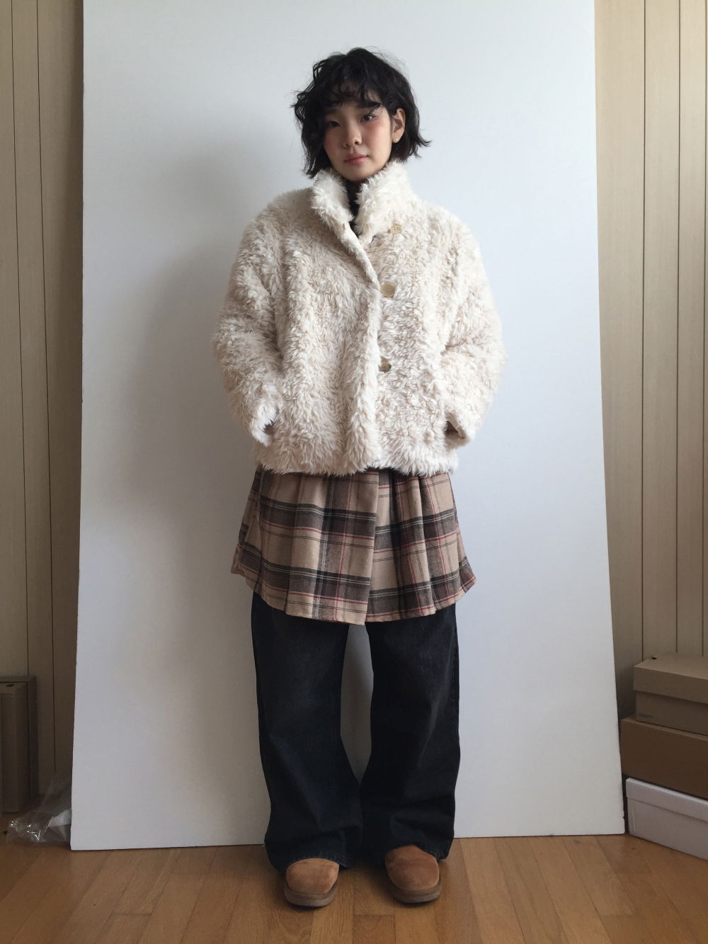 재킷 모델 착용 이미지-S1L26