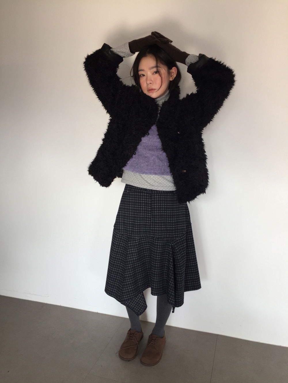 재킷 모델 착용 이미지-S7L15